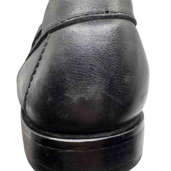 Cole Haan | Men | Matte Black Leather Kilted Tassel Loafers | Size 11 D - Picture 10 of 12